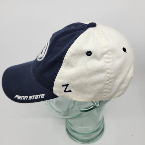 Penn State Nittany Lions Zephyr Blue White Strap Back Cap Hat Adjustable - Picture 2 of 10
